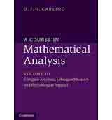 A Course in Mathematical Analysis. Volume 3: Complex Analysis, Measure and Integration