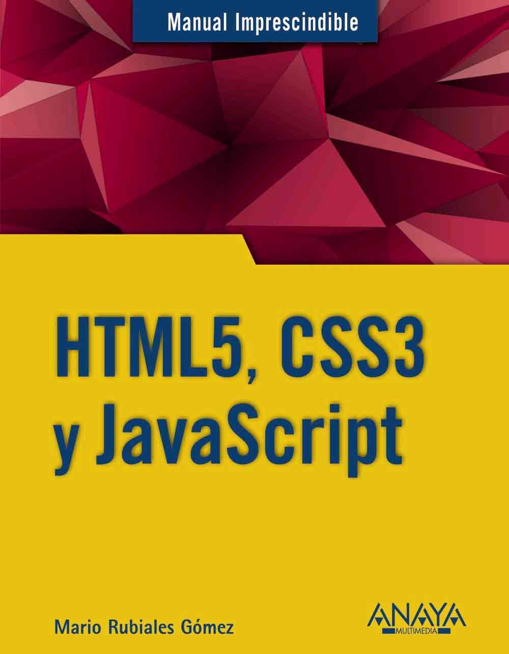 HTML5, CSS3 y javaScript
