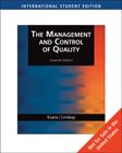 The Management & Control of Quality,