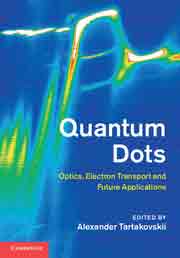 Quantum Dots. Optics, Electron Transport and Future Applications