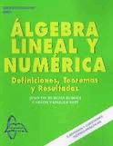 Algebra lineal y numerica