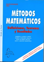 Métodos matemáticos:definiciones, teoremas y resultados