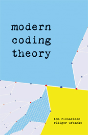 Modern Coding Theory de Richardson, Tom, 9780521852296, INFORMÁTICA, informática, Cambridge University Press, Inglés