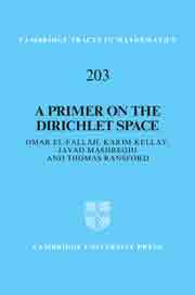 A Primer on the Dirichlet Space, , matemáticas