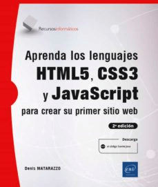 Aprenda los lenguajes HTML5, CSS3 y Java Script, , informática