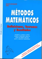 Métodos matemáticos:definiciones, teoremas y resultados, , matemáticas