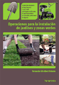 Operaciones para la instalación de jardines y zonas verdes, , jardinería | urbanismo