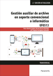 Gestión auxiliar de archivo en soporte convencional o informático, , informática | tecnología