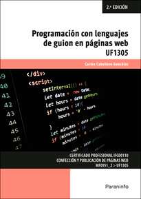 Programación con lenguajes de guion en páginas web, , informática