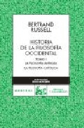 Historia de la filosofía occidental I, , filosofía