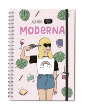Agenda Moderna de Pueblo 2018. Anual pequeña, , Material escolar