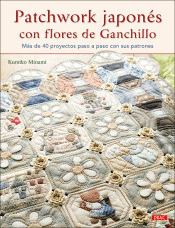 Patchwork japonés con flores de ganchillo, , manualidades